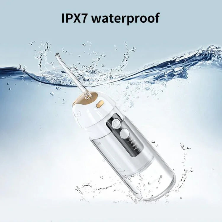 FY-B302 Smart Oral Teeth Irrigator Portable Retractable Electric Water Flosser, 200ml Water Tank, FY-B302