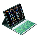 Colorful Backlight Bluetooth Keyboard Leather Tablet Case, For iPad Air 11 2024 / Air 11 2025, For iPad Air 5 / Air 4 10.9