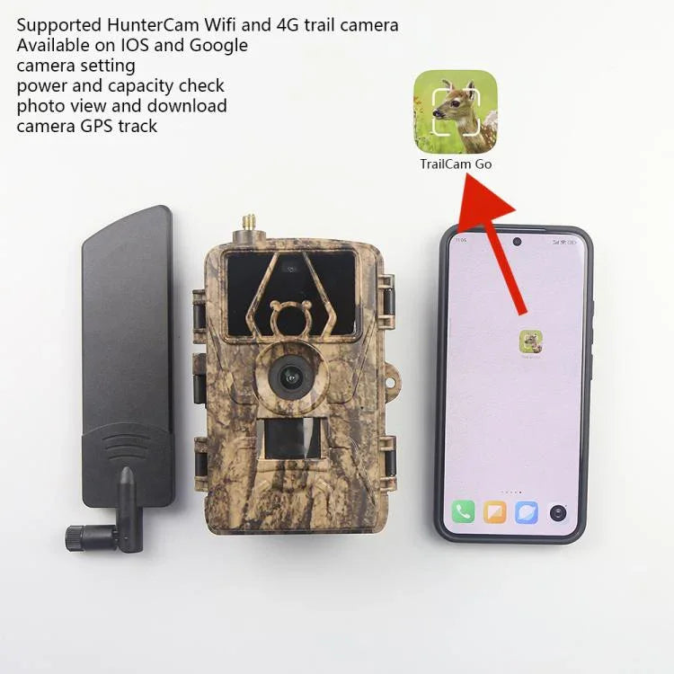 PR801G 4G EU Version 8K HD Night Vision Infrared Motion Detection Hunting Camera, PR801G EU Version