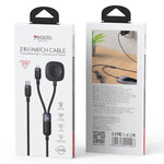Yesido CA136L 27W USB-C / Type-C to 8 Pin & iWatch 2 in 1 Charging Cable, CA136L