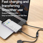 Yesido CA136L 27W USB-C / Type-C to 8 Pin & iWatch 2 in 1 Charging Cable, CA136L