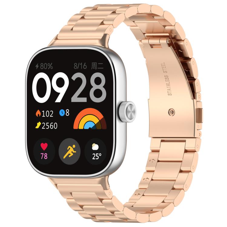 xDfind Three Beads Quick Release Metal Watch Band, For Xiaomi Band 10 Pro / 9 Pro / Redmi Watch 6, For Xiaomi Smart Band 10 / 9 / 8 NFC, For Xiaomi Redmi Watch 3 20mm