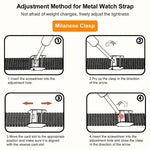 xDfind Milanese Metal Buckle Watch Band, For Samsung Galaxy Watch Ultra 47mm / Ultra 2025, For Samsung Galaxy Watch 7 / FE / 6 / 5 / 4, For Samsung Galaxy Fit3