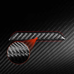 For Tesla Model 3 / Y / S / X Carbon Fiber Car Trunk Logo Decorative Sticker, Car Trunk Logo