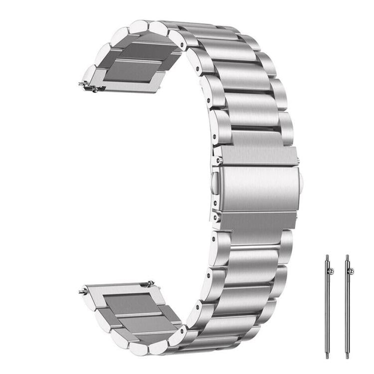 xDfind Three Beads Stainless Steel Watch Band, 14mm, 18mm, 20mm, 22mm