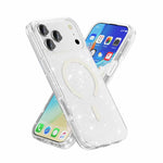 Terminator Style Glitter Powder MagSafe Magnetic Phone Case, For iPhone 17 Pro Max, For iPhone 17 Pro, For iPhone 17, For iPhone Air