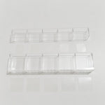 YX166 Acrylic Straw Wall Mount Bracket, with Double Sided Adhesion Stickers, YX166