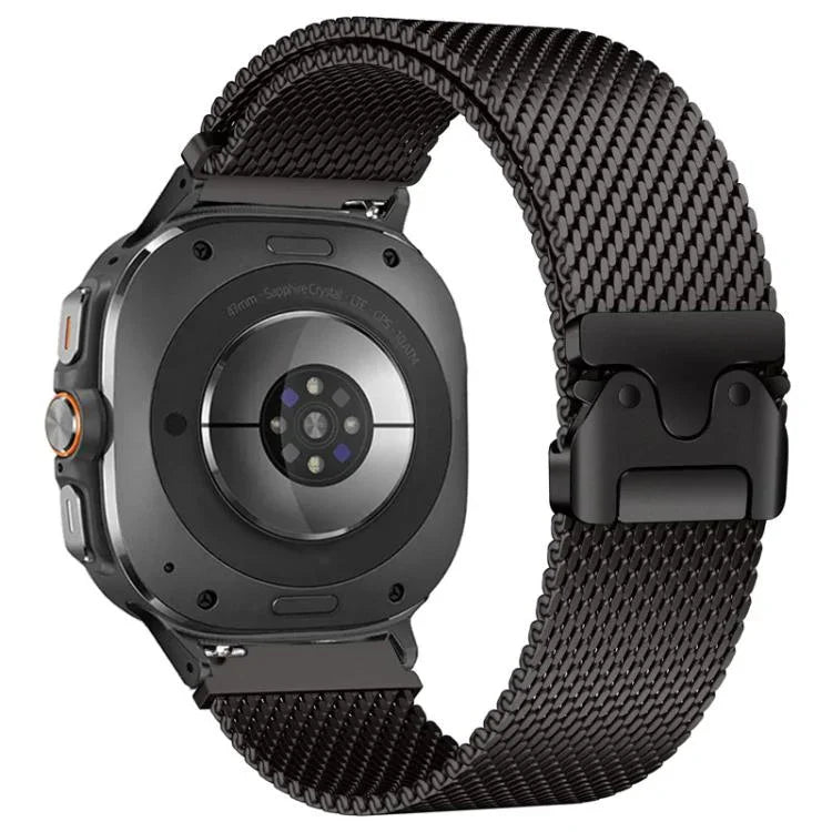 Umbrella Buckle Milanese Titanium Steel Watch Band, For Samsung Galaxy Watch Ultra / Ultra 2025, For Samsung Galaxy Watch8 / Watch8 Classic