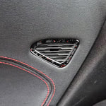 2pcs/Set Forged Gold Foil Carbon Fiber Car Door Air Outlet Decorative Sticker for Chevrolet Corvette C8 2020-, Left and Right Driver, Door Air Outlet