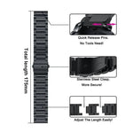Three Beads Stainless Steel Watch Band, For Samsung Galaxy Watch8 / Watch8 Classic