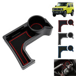 For Suzuki Jimny JB74 / JB64 2019- Car Automatic Transmission AT Central Control Storage Box, with Anti-slip Mats, Central Control Storage Box