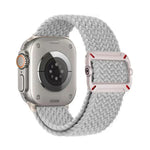 Double Loop Mechanical Buckle Nylon Braid Watch Band, For Apple Watch 42mm / 41mm / 40mm / 38mm
