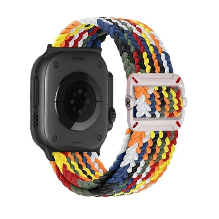 Double Loop Mechanical Buckle Nylon Braid Watch Band, For Apple Watch 42mm / 41mm / 40mm / 38mm