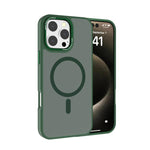 Kalebol Metal Lens Frame MagSafe Frosted PC Phone Case, For iPhone 17 Pro Max, For iPhone 17 Pro, For iPhone 17, For iPhone Air, For iPhone 16 Pro Max