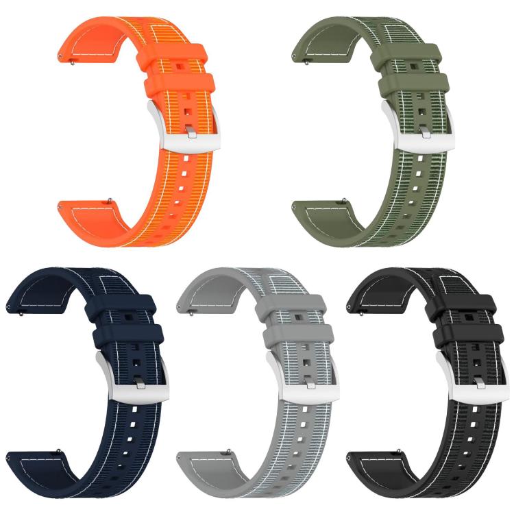 xDfind Hybrid Nylon Braid Silicone Watch Band, 20mm For COROS Pace 2 / Apex 2 42mm