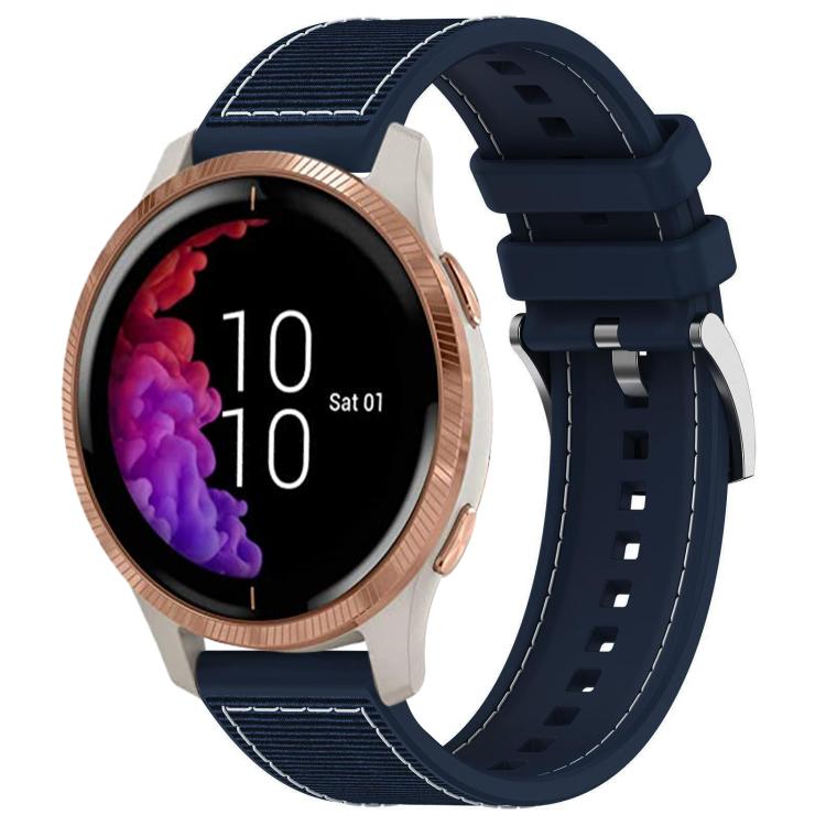 xDfind Hybrid Nylon Braid Silicone Watch Band, 22mm For Garmin Forerunner 570 47mm/935/945, 20mm For Garmin Forerunner 570 42mm/245/645, 20mm For Garmin?Vivomove?Sport/Vivoactive5/3, 22mm For Garmin Venu 3 / Vivoactive 4                                ...