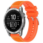 xDfind Hybrid Nylon Braid Silicone Watch Band, For Garmin Fenix 8/7X/6X/5X 26mm, For Garmin Fenix 8/7/6/5 22mm, For Garmin Forerunner 220/235/735/735XT 20mm, For Garmin Forerunner 35/30/35J 20mm