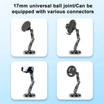 360 Degree Rotating Adhesive Magnetic 15W Wireless Fast Charger Car Holder, 3-folding, 2-folding