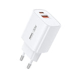 REMAX U187 30W USB and Type-C GaN Fast Charger, EU Plug, UK Plug
