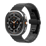 xDfind One-bead Bamboo Solid Stainless Steel Watch Band, For Samsung Galaxy Watch8 / Wacth8 Classic 22mm, For Samsung Galaxy Watch 7 / 6 / 5 / FE 20mm, For Samsung Galaxy Fit3 SM-R390 18mm