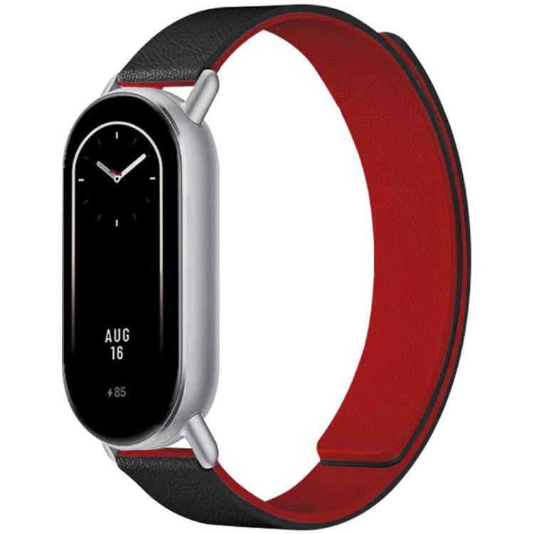 xDfind Flat Head Litchi Texture Magnetic Silicone Watch Band, 14mm, 18mm, 20mm, 22mm