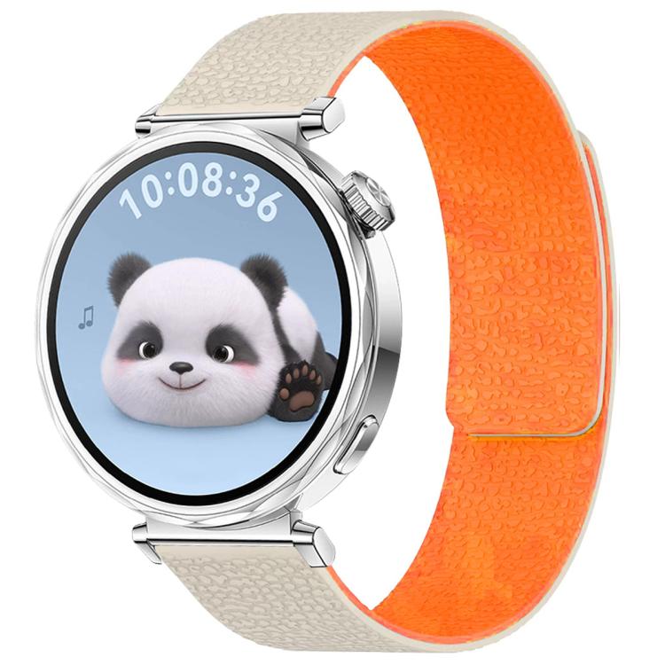 xDfind Flat Head Litchi Texture Magnetic Silicone Watch Band, 14mm, 18mm, 20mm, 22mm