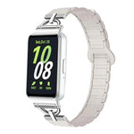 D-shaped Tri-beads Magnetic Silicone Watch Band, For Samsung Galaxy Fit3