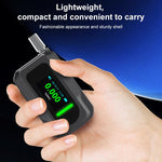 D2000 HD IPS Screen Portable Blow-Type High-Precision Alcohol Content Tester, D2000