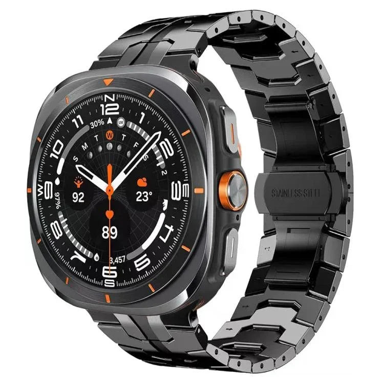 Butterfly Buckle Titanium Alloy Watch Band, For Samsung Galaxy Watch8 / Watch8 Classic