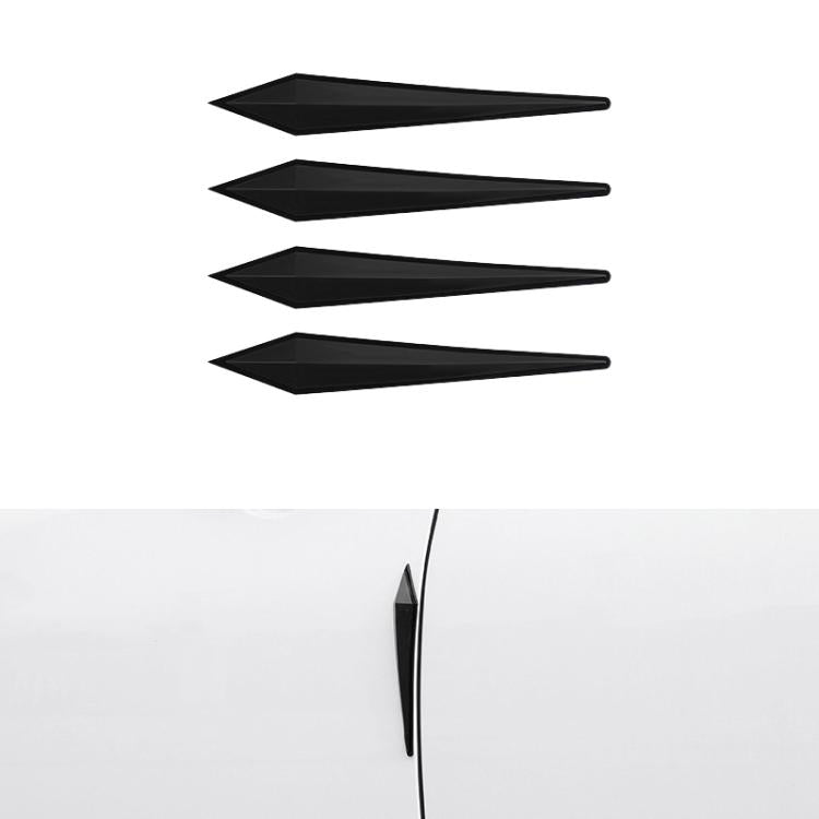 4pcs / Set Car Door Anti-collision PVC Strip, Size: 15x2.5cm, Size: 15x2.5cm