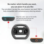 For Nintendo Switch 2 Joy-Con 4pcs iPlay HBS-2813-C Simple Racing Steering Wheel Controller