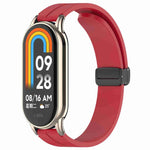 xDfind Folding Buckle Silicone Watch Band, For Xiaomi Smart Band 10 / 9 / 8 / NFC