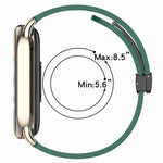 xDfind Folding Buckle Silicone Watch Band, For Xiaomi Smart Band 10 / 9 / 8 / NFC