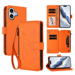 Butterfly Love Flower Multi-card Zipper Wallet Leather Phone Case, For iPhone 17e / 16e, For iPhone 17 Pro Max, For iPhone 17 Pro, For iPhone 17, For iPhone Air, For iPhone 16 Pro Max