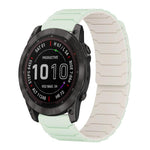 xDfind Magnetic Silicone Watch Band, For Garmin Fenix 8/7X/6X/5X 26mm, For Garmin Fenix 8/7/6/5 22mm, For Garmin Forerunner 35/30/35J 20mm