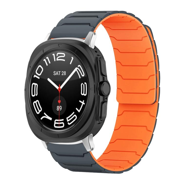 xDfind Magnetic Silicone Watch Band, For Samsung Galaxy Watch Ultra / Ultra 2025, For Samsung Galaxy Watch8 / 8 Classic, For Samsung Galaxy Watch 7 / 6 / 5 / FE