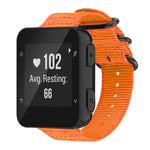 xDfind Ring Buckle Nylon Canvas Watch Band, For Garmin Fenix 8/7X/6X/5X 26mm, For Garmin Fenix 8/7/6/5 22mm, For Garmin Forerunner 235/220/620/630, For Garmin Forerunner 35 / 30 / 35J