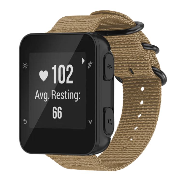 xDfind Ring Buckle Nylon Canvas Watch Band, For Garmin Fenix 8/7X/6X/5X 26mm, For Garmin Fenix 8/7/6/5 22mm, For Garmin Forerunner 235/220/620/630, For Garmin Forerunner 35 / 30 / 35J