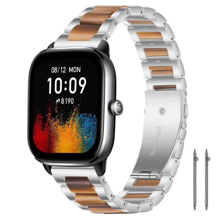 xDfind Three Beads Metal Resin Watch Band, 14mm, 18mm, 20mm, 22mm