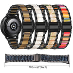 xDfind Three Beads Metal Resin Watch Band, For Fitbit Versa 4 / 3 / Sense 2 / Sense