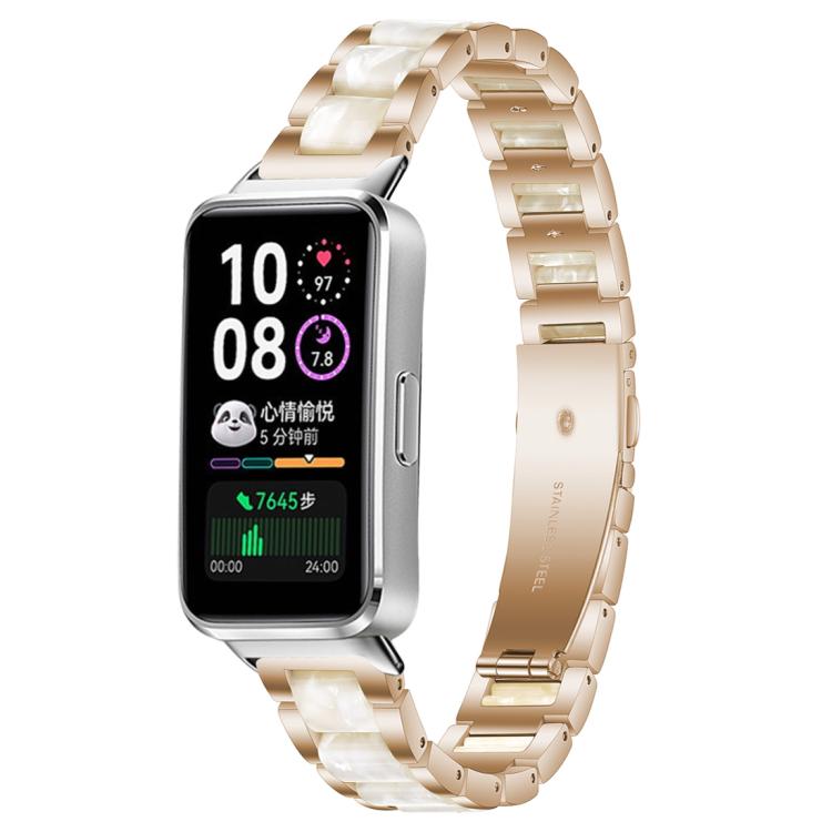 xDfind Three Beads Metal Resin Watch Band, For Huawei Watch Fit4 / Fit4 Pro / Fit3, For Huawei Band 10 / 9 / 8