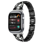 xDfind X-Shaped Single Row Diamond Metal Watch Band, For Huawei Watch D2