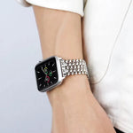 xDfind Fish Scale Texture Metal Watch Band, For Apple Watch 42 / 44 / 45 / 46 / 49mm, For Apple Watch 38 / 40 / 41 / S11 42mm