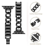 xDfind Denim Chain Metal Watch Band, For Apple Watch 42 / 44 / 45 / 46 / 49mm
