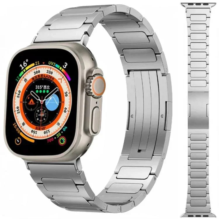 xDfind I-Shaped Buckle Stainless Steel Watch Band, For Apple Watch 42 / 44 / 45 / 46 / 49mm