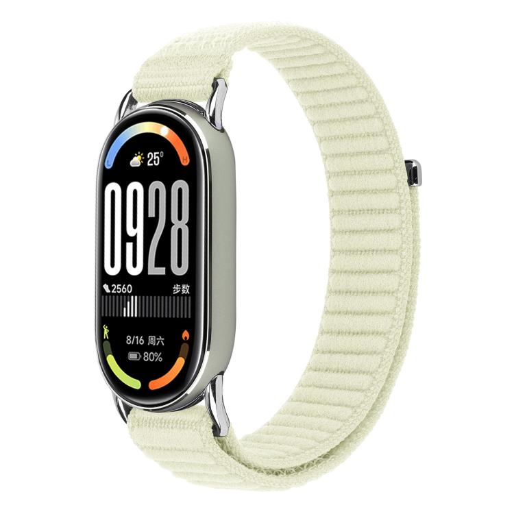 xDfind Woven Nylon Hook And Loop Fastener Watch Band, For Xiaomi Smart Band 10 / 9 / 8