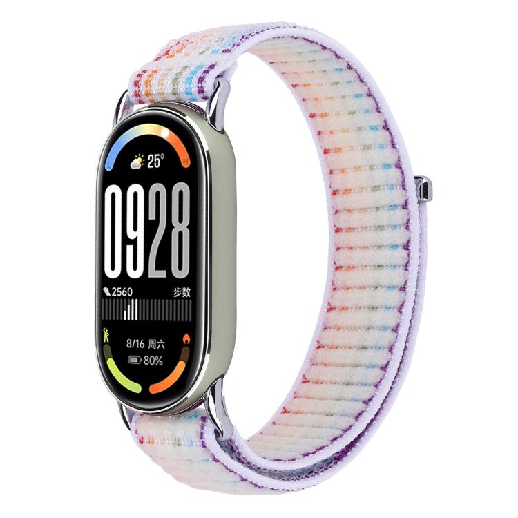 xDfind Woven Nylon Hook And Loop Fastener Watch Band, For Xiaomi Smart Band 10 / 9 / 8