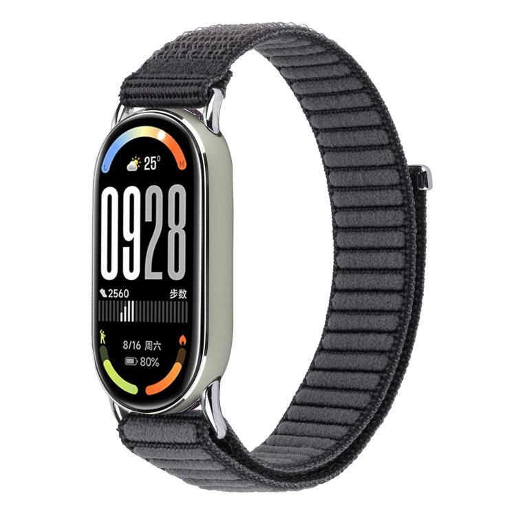 xDfind Woven Nylon Hook And Loop Fastener Watch Band, For Xiaomi Smart Band 10 / 9 / 8