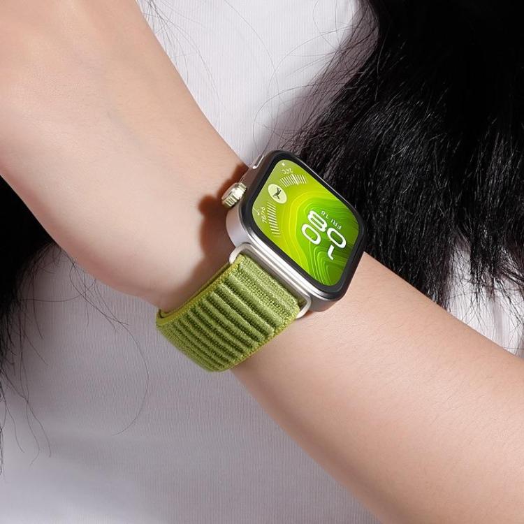 xDfind Woven Nylon Hook And Loop Fastener Watch Band, For Xiaomi Smart Band 10 / 9 / 8