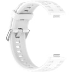 xDfind Silver Buckle Solid Color Silicone Watch Band, For Huawei Watch Fit4 Pro / Fit4 / Fit3